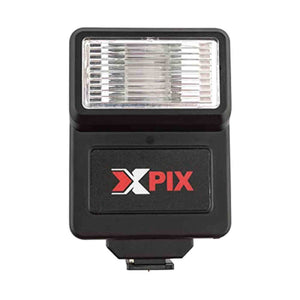Digital Slave Flash for Digital/SLR/DSLR Mirrorless for Canon Nikon Pentax Olympus Fujifilm Panasonic Sony Camera Black XPIX