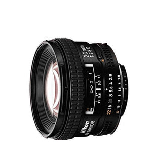 Nikon AF FX NIKKOR 20mm f/2.8D Fixed Zoom Lens with Auto Focus for Nikon DSLR Cameras - Used Nikon