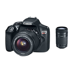 Canon EOS Rebel T6 Digital SLR Camera with 18-55mm and 55-250mm Lenses International Model No Warranty - Used Canon