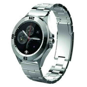 Tiger Smartwatch Stainless Steel Silver with Touch Screen for Android/iOS, with Microphone and Speaker Tiger