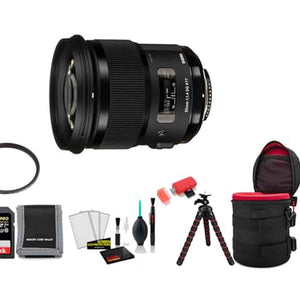 Sigma 50mm f/1.4 DG HSM Art Lens for Nikon F with Memory Card International Model SIGMA