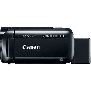 Canon VIXIA HF R800 Black Complete Vlogging Equipment Kit
