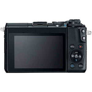 Canon EOS M6 Mirrorless Digital Camera with 15-45mm Lens Black Pro Bundle - International Model Canon