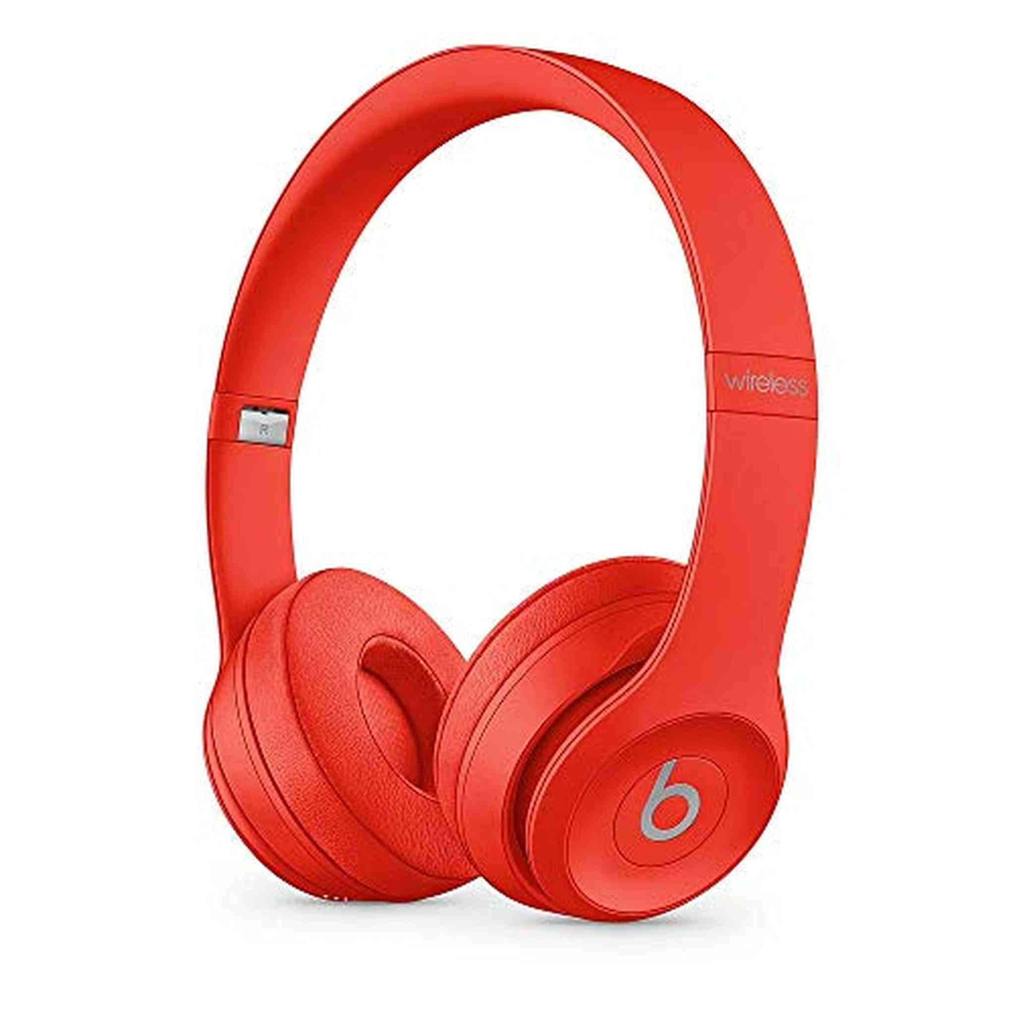 Beats Solo3 Wireless On-Ear Headphones - Red Latest Model Beats