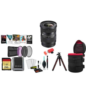 Sigma 16-28mm f/2.8 DG DN Contemporary Lens Sony E with Tripod and More SIGMA