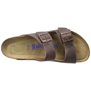Birkenstock Mens Arizona, Habana Leather, 44 Birkenstock