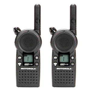 2 Pack of Motorola CLS1110 Two Way Radio Walkie Talkies UHF Motorola