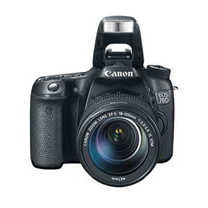 Canon EOS 70D DSLR Camera with 18-135mm f/3.5-5.6 STM Lens and Built-in Wi-Fi Renewed - Reconditioned Canon
