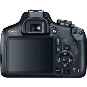 Canon EOS Rebel T7 DSLR Camera with Canon 18-55mm Lens Bundle with UV Filter + Carrying Case and More - Used Canon