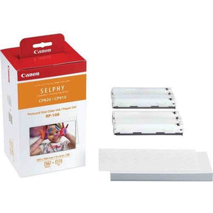 2 Pack Canon RP-108 High-Capacity Color Ink/Paper Set Designed for SELPHY Photo Canon