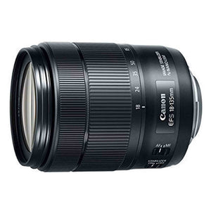 Canon EF-S 18-135mm f/3.5-5.6 Image Stabilization USM Lens Black Renewed - Reconditioned Canon