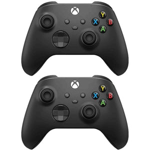 Microsoft Xbox Core Wireless Controller 2-Pack Bundle - Carbon Black - Xbox Series X|S, Xbox One, and Windows Devices Microsoft