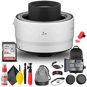 Canon Extender RF 2x 4114C002 + BackPack + 64GB Card + Card Reader + More - Reconditioned Canon