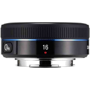 Samsung 16mm F/2.4 Compact i-Function Wide Lens for NX Cameras Black EX-W16 - Reconditioned Samsung