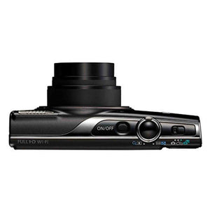 Canon PowerShot ELPH 360 Digital Camera w/ 12x Optical Zoom and Image Stabilization - Wi-Fi & NFC Enabled Black - Reconditioned Canon