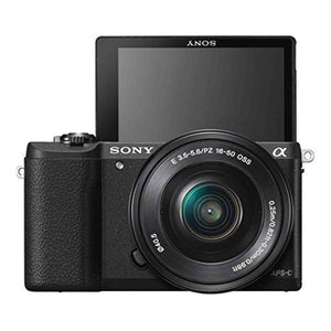 Sony a5100 16-50mm Mirrorless Digital Camera with 3-Inch Flip Up LCD Black - Reconditioned Sony