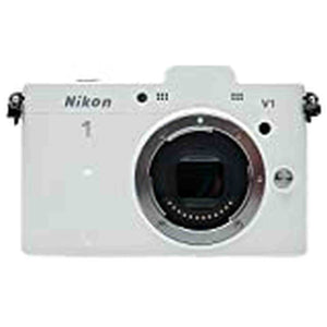 Nikon 1 V1 10.1 MP Digital Camera - White Body Only Electronics - Used Nikon