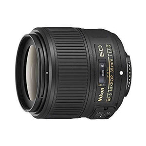 Nikon AF-S NIKKOR 35mm f/1.8G ED Fixed Zoom Lens with Auto Focus for Nikon DSLR Cameras Renewed - Reconditioned Nikon