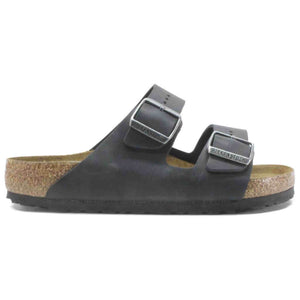 Birkenstock 75248137 Arizona Sfb Black Oil Ltr 37 Birkenstock