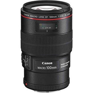 Canon EF 100mm f/2.8L is USM Macro Lens for Canon Digital SLR Cameras International Model - Used Canon