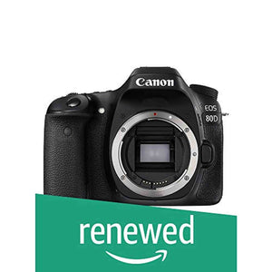 Canon EOS 80D Digital SLR Camera Body Black Renewed - Reconditioned Canon