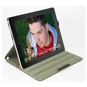 Scosche foldIO P2 Black Carbon Fiber Texture Folio Case for iPad 2 IPD2CFBK - Used Scosche