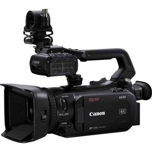 Canon XA50 Professional UHD 4K Camcorder Bundle with 2x Spare Batteries + 2x 32GB Memory Cards + Carrying Case + Filter Kit+ More Canon