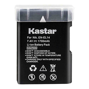 Replacement Nikon EN-EL14 Battery for Nikon D3100, D3200, D5100, P7000, P7100, P7700 DSLR Cameras Kastar