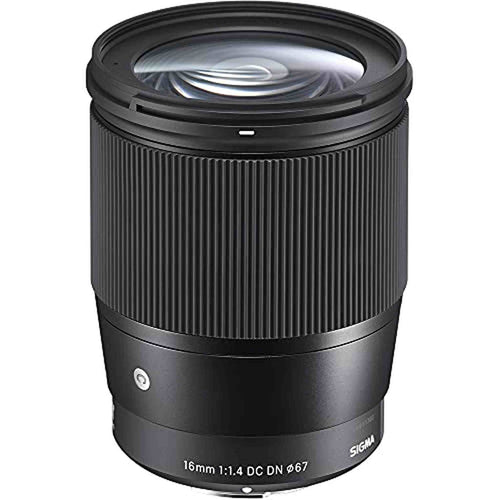 Sigma 16mm f/1.4 DC DN Contemporary Lens for Sony E + Accessories