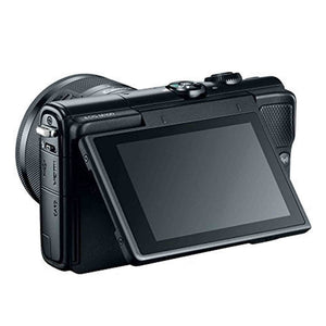 Canon EOS M100 Mirrorless Camera w/ 15-45mm Lens - Wi-Fi, Bluetooth, and NFC Enabled Black - Used