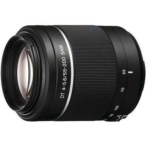 Sony SAL55200 55-200mm f/4-5.6 DT ED Compact Telephoto Zoom Lens Certified Refurbished - Reconditioned Sony