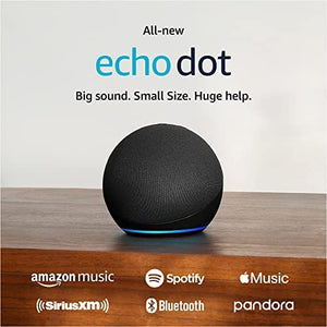 5-Pack Amazon Echo Dot 5th Gen, 2022 Release Charcoal with accessories