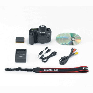 Canon EOS 6D 20.2 MP CMOS Digital SLR Camera with 3.0-Inch LCD Body Only - Wi-Fi Enabled - Used Canon