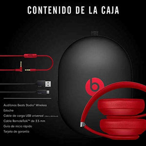Beats Studio3 Wireless Over Ear Headphones - Red Latest Model