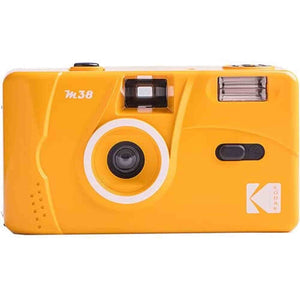 2-Pack Kodak M38 35mm Film Camera - Yellow with 6Ave Cleaning Kit Kodak