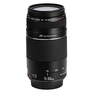 Canon EF 75-300mm f/4-5.6 III USM Telephoto Zoom Lens for Canon SLR Cameras - White Box Bulk Packaging Canon