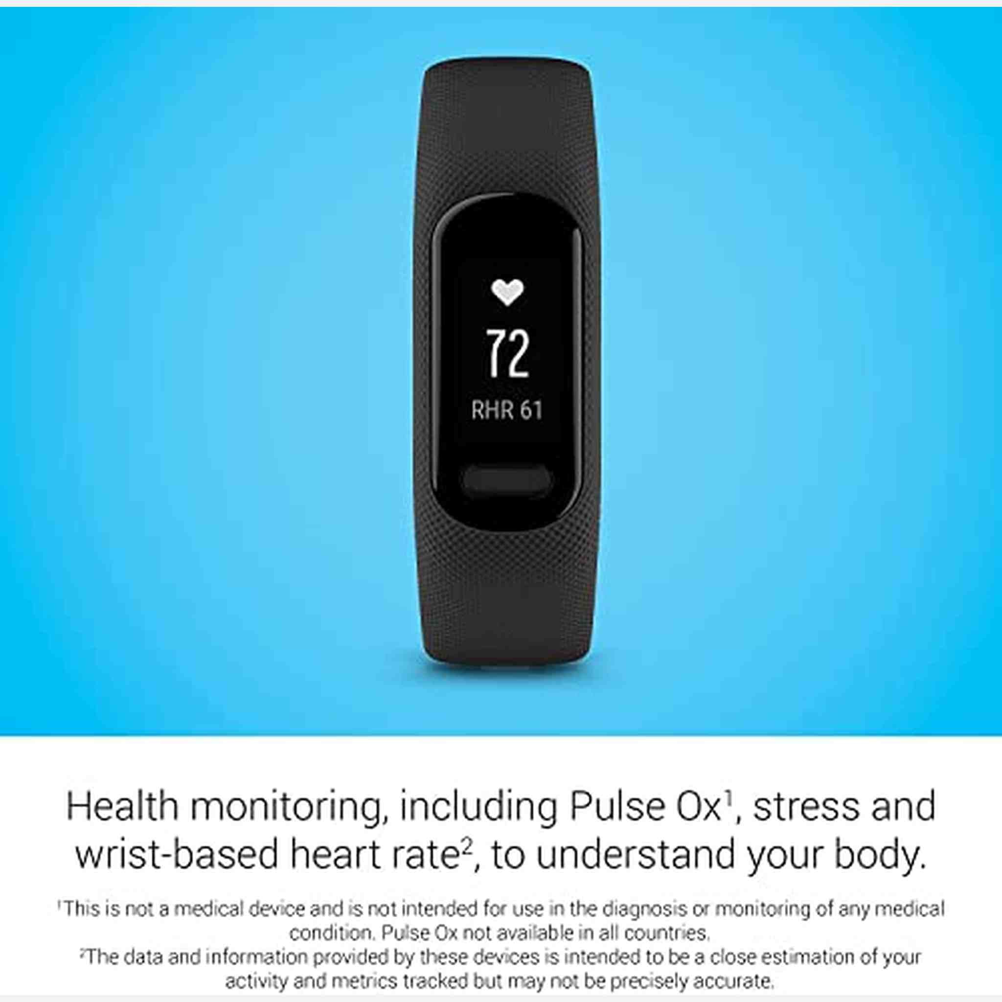 Garmin vivosmart 5, Fitness Tracker with 6Ave Cleaning Kit