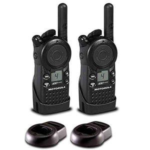2 x Motorola CLS1410 UHF 1 W 4-Channel 2-Way Radio CLS1410 - 2 Pack Bundle Motorola Solutions
