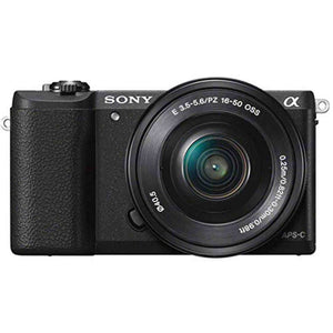 Sony a5100 16-50mm Mirrorless Digital Camera with 3-Inch Flip Up LCD Black - Reconditioned Sony