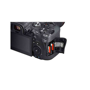 Canon EOS R6 Full-Frame Mirrorless Camera with 4K Video, Full-Frame CMOS Senor, DIGIC X Image Processor, Dual UHS-II SD Memory Card Slots, and Up to 12 fps with Mechnical Shutter, Body Only - Used Canon