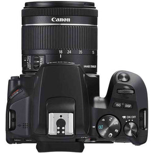Canon EOS Rebel SL3 DSLR Camera with 18-55mm Lens Black Bundle with 32GB Memory Card +LCD Screen Protectors and More - Used Canon