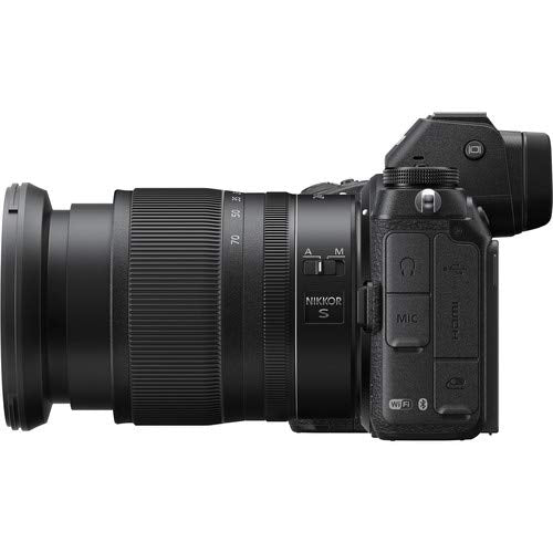 Nikon Z 7 Mirrorless FX-Format Digital Camera with 24-70mm Lens - Bundle 2X 64GB Memory Card + EN-EL15 Li-on Battery + E