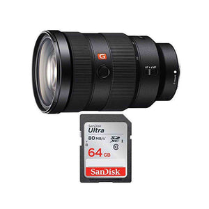 Sony FE 24-70mm f/2.8 GM Lens + 64GB SD Card Sony