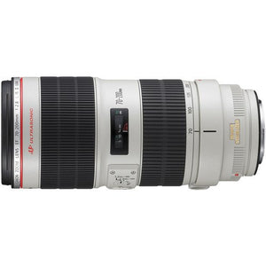 Canon EF 70-200mm f/2.8L is II USM Lens Bundle w/ 64GB Memory Card + Accessories 3 Piece Filter Kit International Model Canon