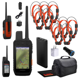 Garmin Alpha 300i Handheld And 10x Alpha TT25 Tracking & Training Collar for Dog 6th Ave Electronics