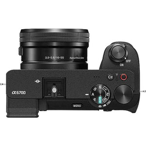 Sony a6700 Mirrorless Vlogger Camera With 16-50mm Lens + Sigma 24-70mm + More - Bundle Sony
