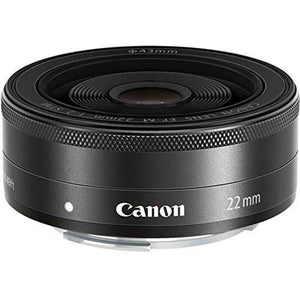 Canon EF-M 22mm f2 STM Compact System Fixed Lens Renewed - Reconditioned Canon