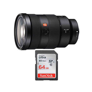 Sony FE 24-70mm f/2.8 GM Lens + 64GB SD Card Sony