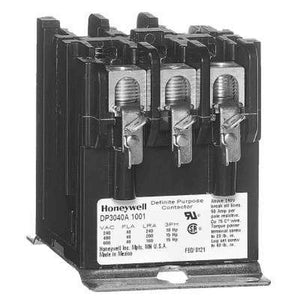 Honeywell Three Pole DP Contactor - DP3040B5002/U DP3040-3 Honeywell