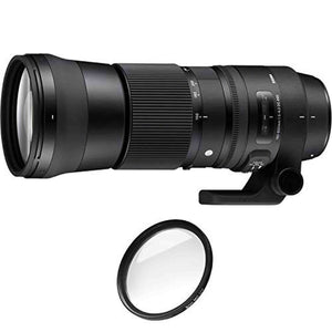 Sigma 150-600mm f/5-6.3 DG OS HSM Contemporary Lens for Canon EF with Pro Filter Certified Refurbished - Reconditioned Sigma